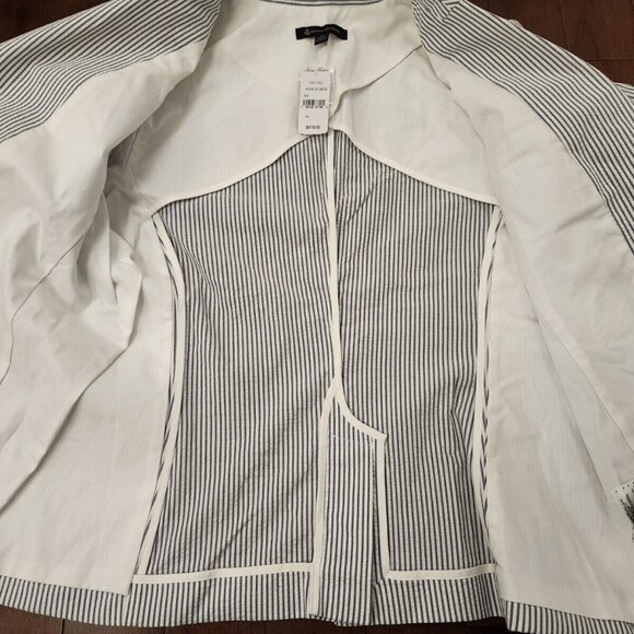 Brooks Brothers women's striped blazer in size 14 - Picture 3 of 11